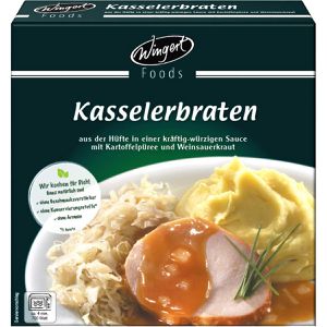 Wingert-Foods Fertiggericht Kasslerbraten, mit Kartoffelpüree und Sauerkraut, 460 g