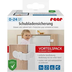 6x Reer, Kindersicherung, Schubladensicherung