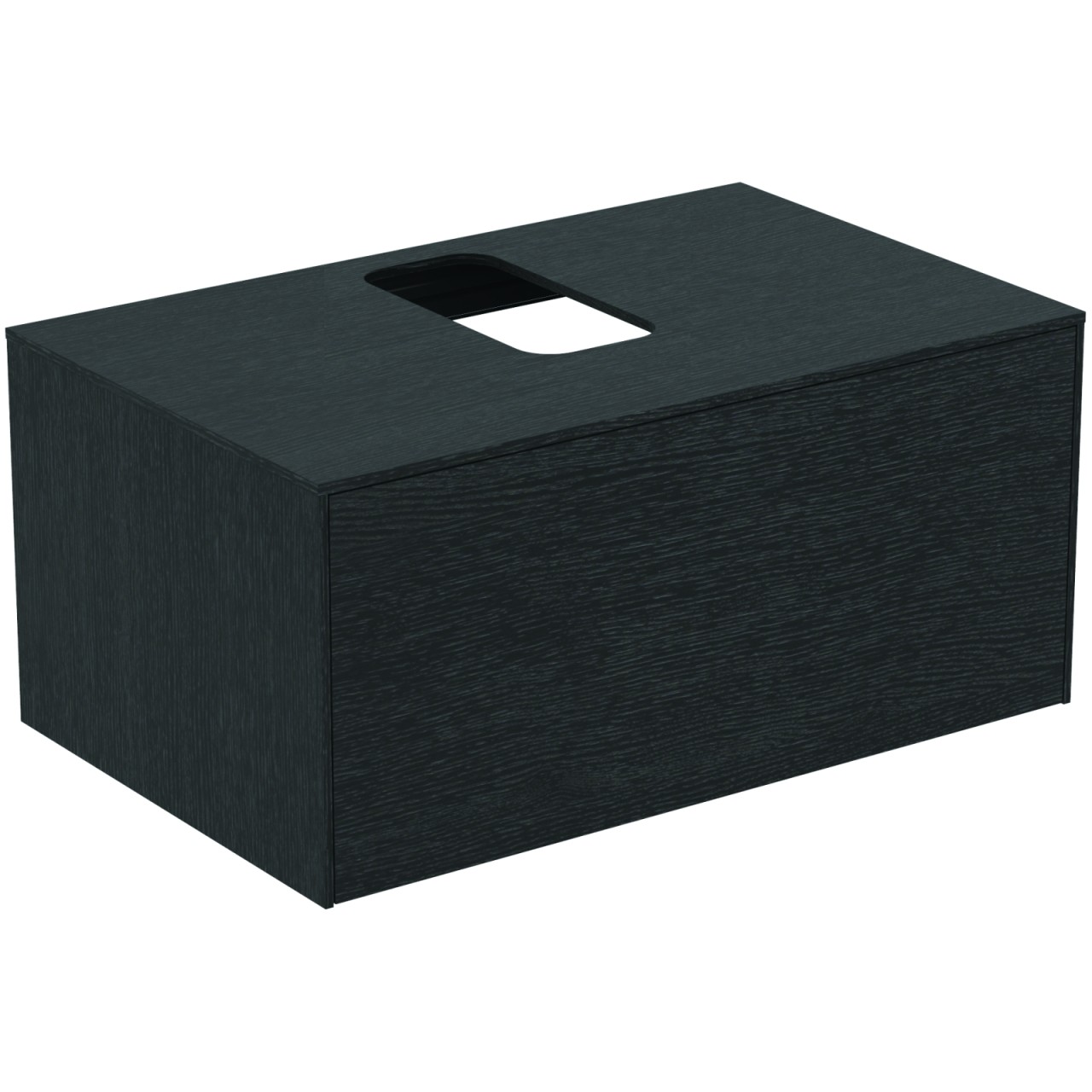 Ideal Standard Waschtischplatte Conca mittiger Ausschnitt 802x505mm Eiche Geflammt, Alte Nr.2019, TV TV772Y4