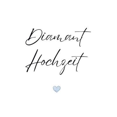 Gästebuch 'Diamant Hochzeit'- Premium Gästebuch Blanko, Gebundene Ausgabe von Sara Klein, Bookmundo, 978-94-037-0664-1