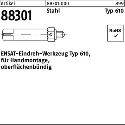 Eindrehwerkzeug R 88301 Typ 610 M10 Stahl 1 Stück ENSAT