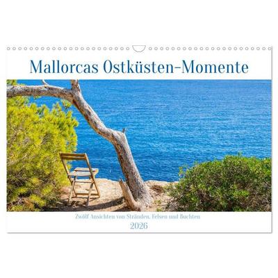 Mallorcas Ostküsten-Momente (Wandkalender 2026 DIN A3 quer), CALVENDO Monatskalender