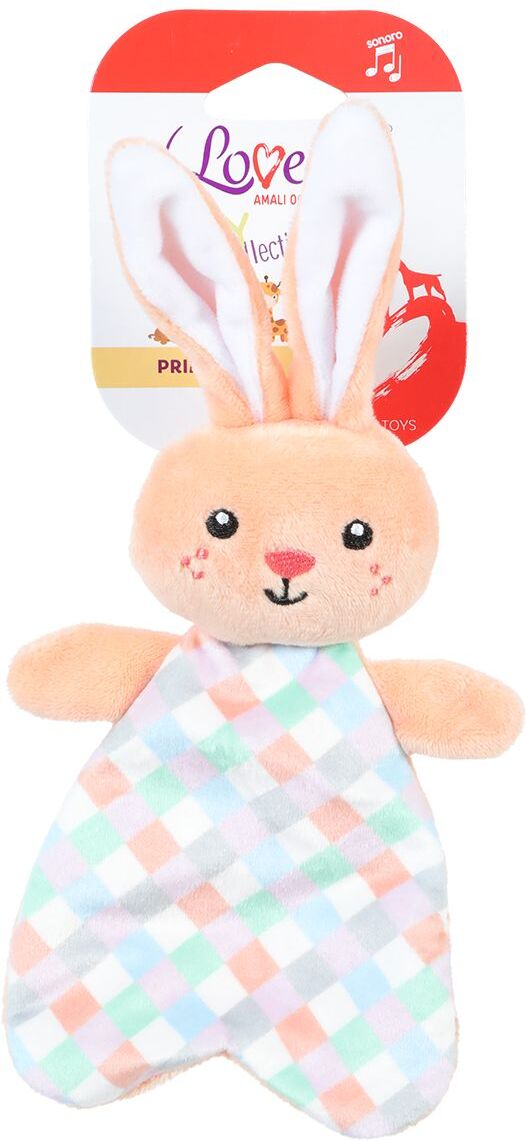 LOVEDI Lovedì Peluche Coniglio Rosa Puppy Primi Morsi 1PZ