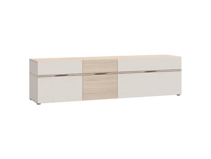 Ti'me Tv-Element, Eiche, Sand, 3 Schublade(n) Schubladen, 189.6x50x41 cm, Wohnzimmer, TV Möbel, TV-Racks