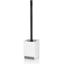 WC-Garnitur CUBE weiß (LBH 9,50x9,50x45,50 cm) - weiß - LBH 9,50x9,50x45,50 cm