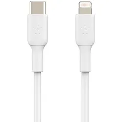 Belkin BoostCharge 2 m USB-C/Lighting Kabel, weiß