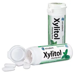 MIRADENT Xylitol Chewing Gum Spearmint 30 St