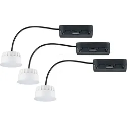 PLM 92478 - Einbauleuchte Choose Coin, 3x6,5 W, 2700 K, white-switch, weiß