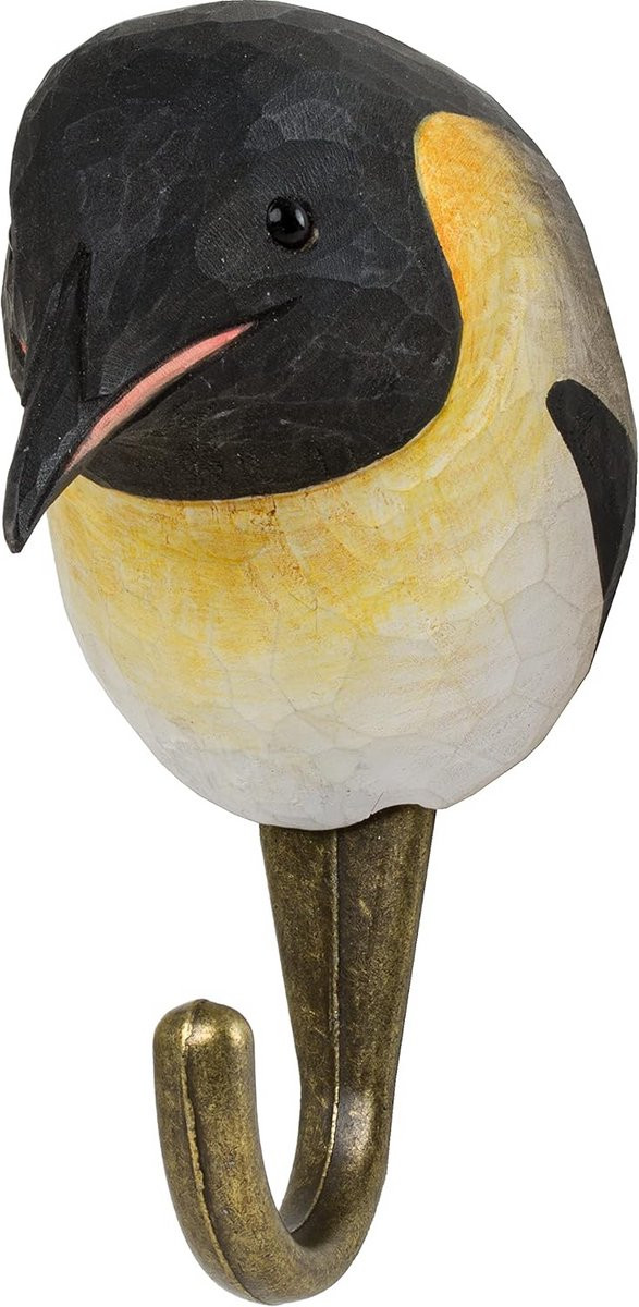 Wandhaak Pinguïn - Decoratieve en functionele wandhaak voor in huis