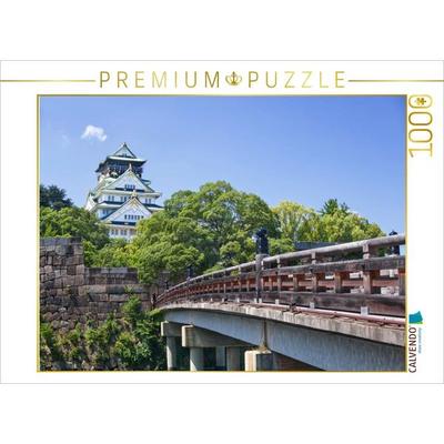 CALVENDO Puzzle Burg von Osaka | 1000 Teile Lege-Größe 64x48cm Foto-Puzzle für glückliche Stunden