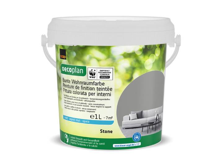 Bunte Wohnraumfarbe Stone 1L