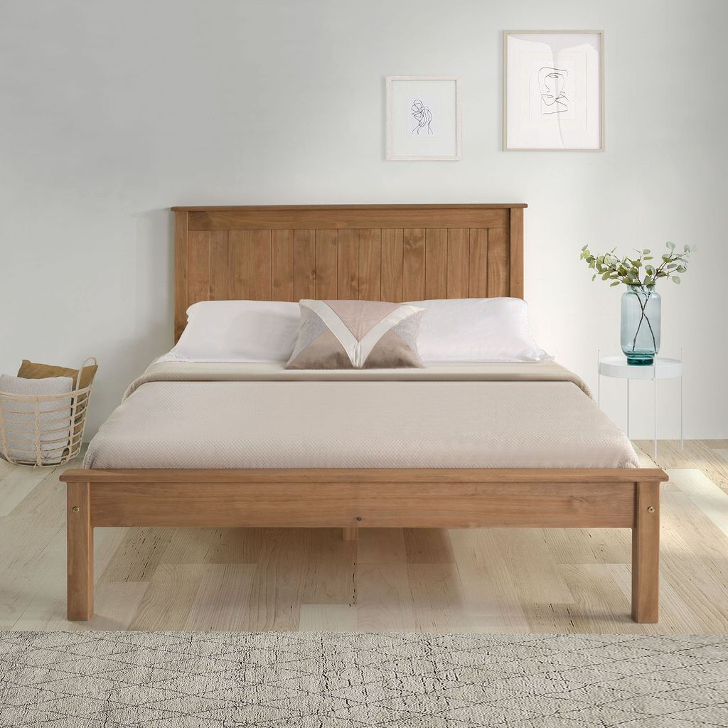 17 Stories Bed Brown Double (4'6)