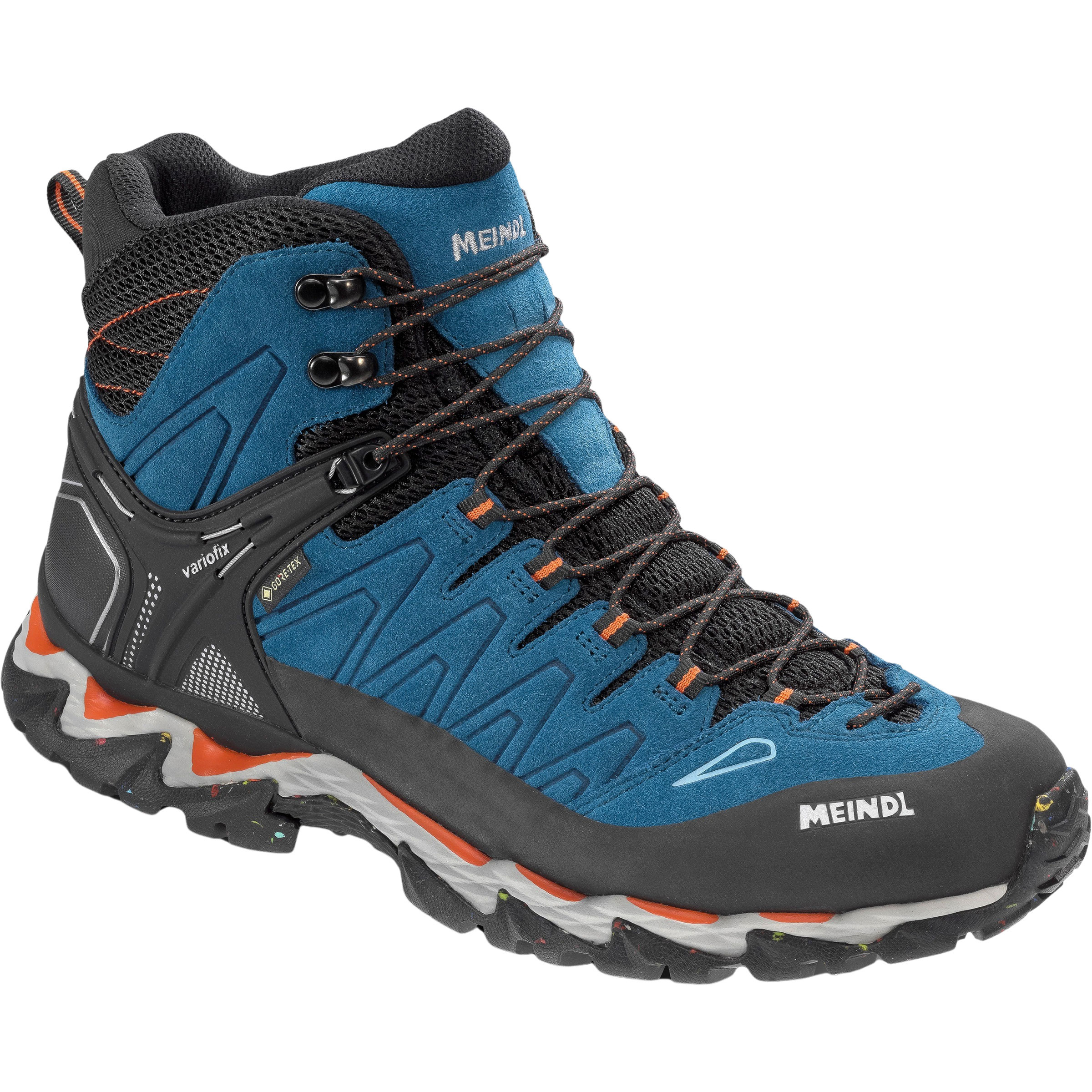 Meindl Lite Hike GTX Herren Wanderschuhe blau Größe 43 Trekking Wasserdicht