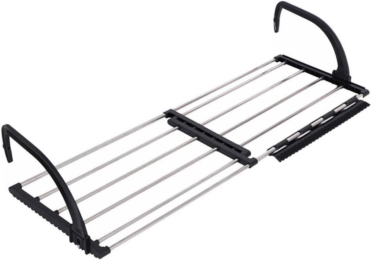 Grijs opvouwbaar radiator droogrek voor kleding, 59 x 38 cm