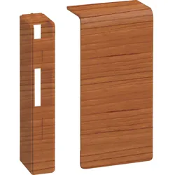 Hager SL200806D4 Endstück schnittkaschierend halogenfrei zu SL 20x80mm Dekor Kirsche