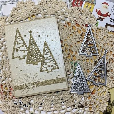 Weihnachtsbaumschmuck, Metallstanzformen, Schablonen für DIY-Scrapbooking, dekorative Prägung, DIY-Papierkarten, DIY-Materialien