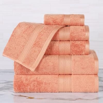 Superior Rayon from Bamboo and Cotton 6-Piece Towel Set