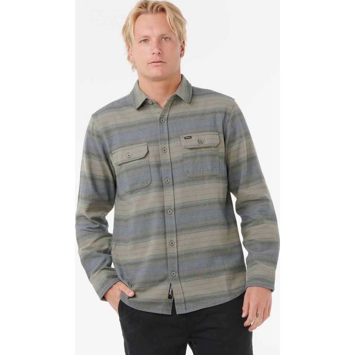 RipCurl Line UP Flannel Shirt deep cactus (2375) S 05LMSH_2375_S