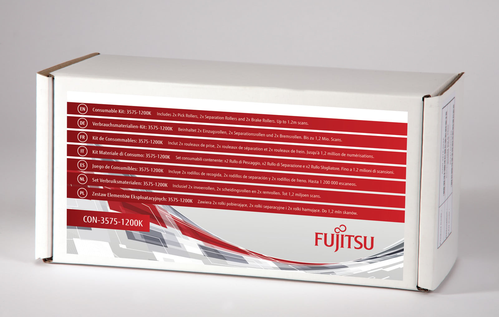 Fujitsu Verbruiksmateriaalset voor Ricoh fi6800/6400 met 2x aandrukrollen, 2x remrollen en 2x scheidingsrollen
