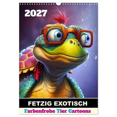 FETZIG EXOTISCH (Wandkalender 2027 DIN A3 hoch), CALVENDO Monatskalender