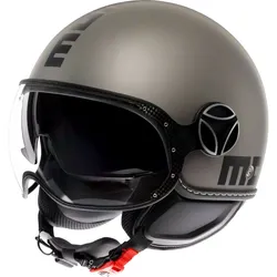 Momodesign FGTR Evo Mono, Jethelm - Matt Grau/Schwarz - XS