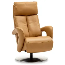 HUKLA Sessel Roubaix Leder Kurkuma S (Small)