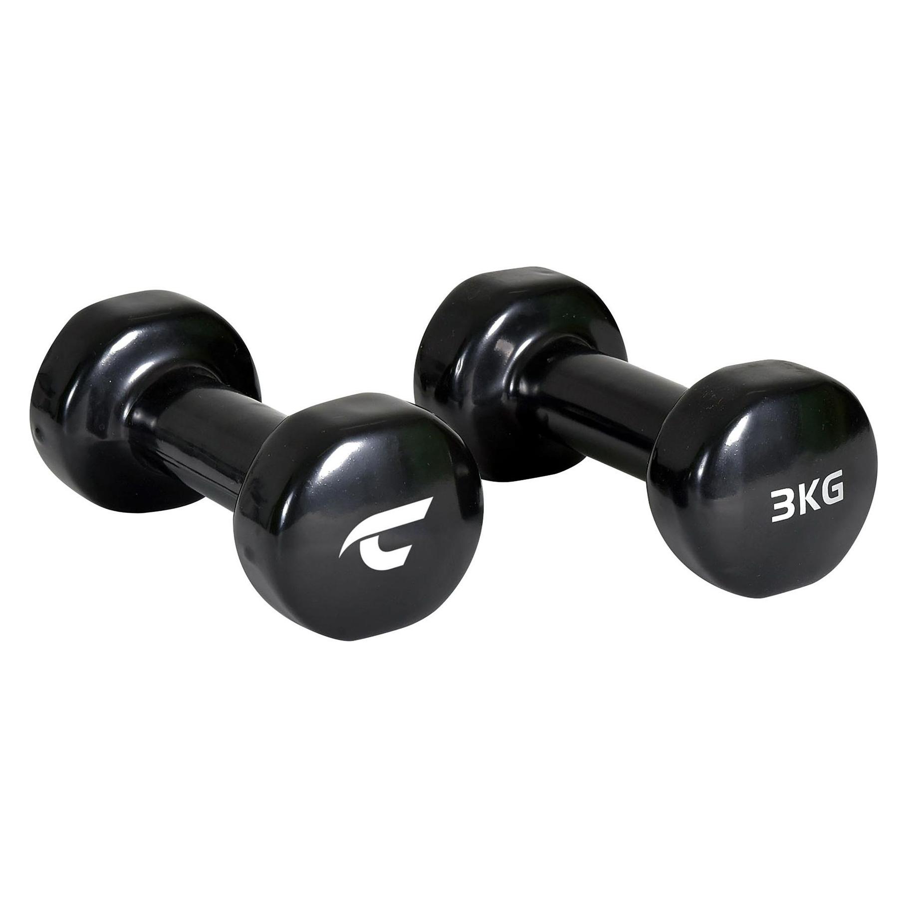 Christopeit Vynilhanteln Beauty Bells Fausthanteln 2 x 3 kg schwarz Die ergonomisch geformten Vinyl (2 x 3 kg) (1872)