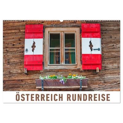 Österreich Rundreise (Wandkalender 2027 DIN A2 quer), CALVENDO Monatskalender