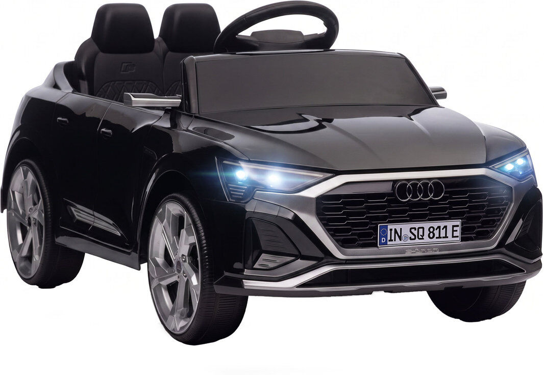 HOMCOM Audi Q8 etron Sportback Licensed 12V Kids Electric Car with Remote Black