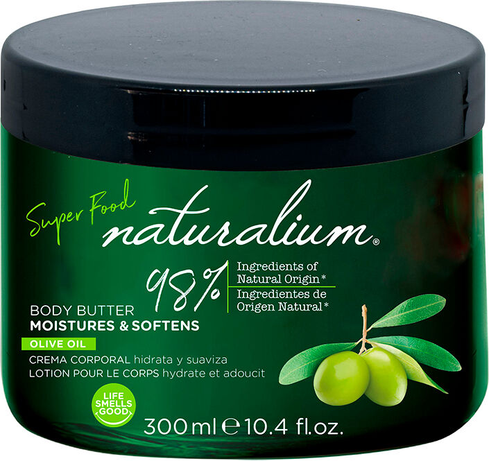 Creme Corporal Oliva Naturalium Superfood (300ml): Creme natural com agentes hidratantes e suavizantes