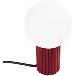 Sollux Tischlampe HALO burgunderrot