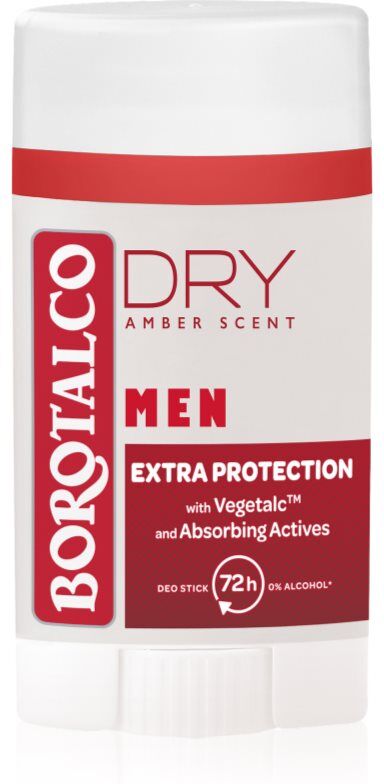 Borotalco MEN Dry Deo-Stick 72h für Herren Amber Scent 40 ml