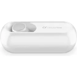 Cellularline Power Mini Headset (50 h, Kabellos), Kopfhörer, Weiss