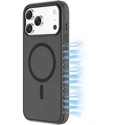 Mantelhülle für Apple iPhone 17 Pro  Icy Mag (Schwarz)