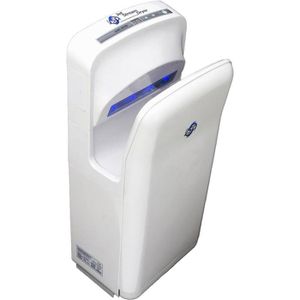 JSD JSD Händetrockner  -BLDC, 60100, Jet-Luftstrom, weiß, Infrarotsensor vollautomatisch, 1900W, HEPA-Filter, Kunststoff