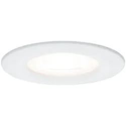 Paulmann 93477 LED Einbauleuchte 3-Step-Dim Nova starr IP44 rund 78mm GU10 6,5W 460lm 2700K Weiß