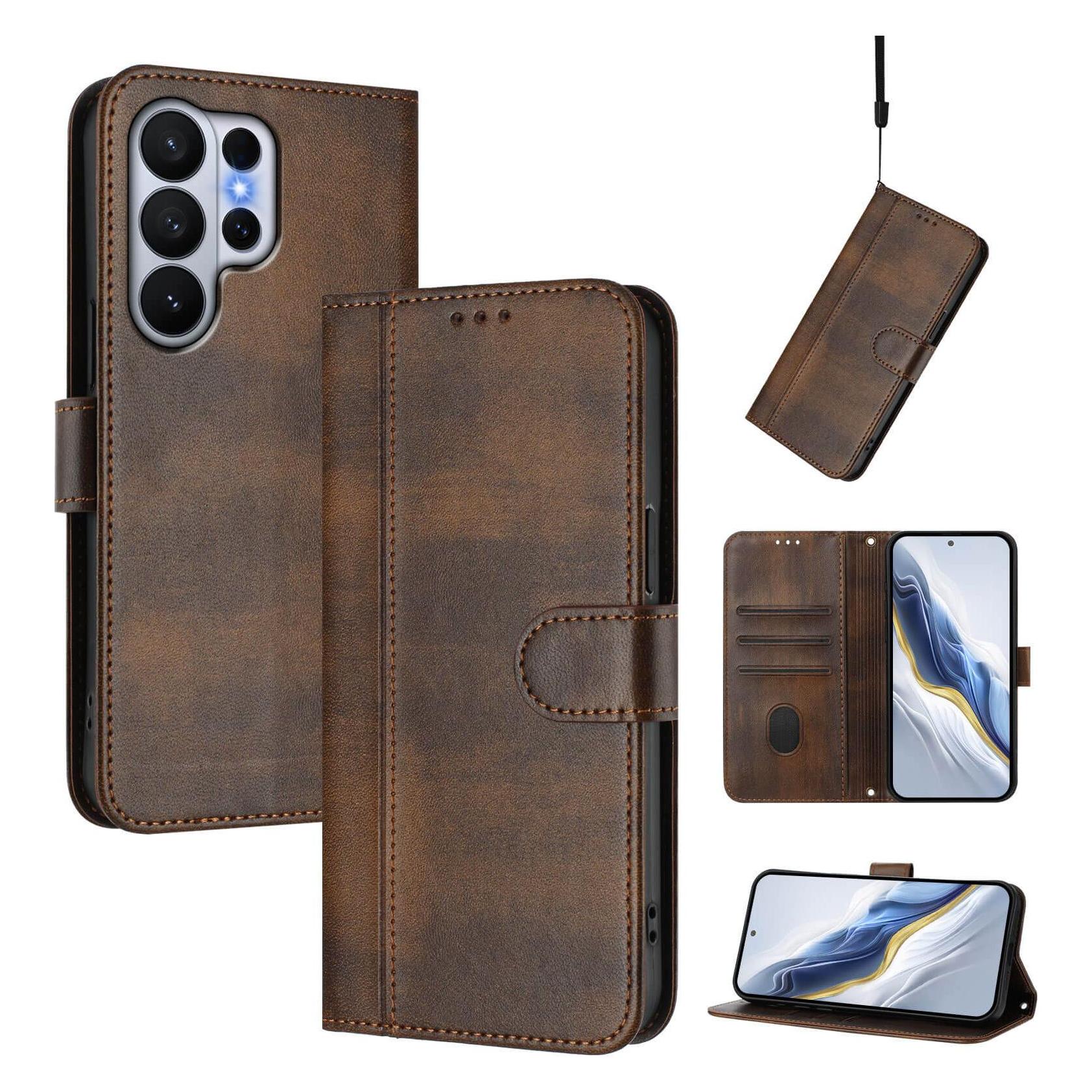 Cover-Discount Retro Look Etui im Vintage Design (Samsung Galaxy S26 Ultra) (67454297)