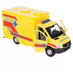 Welly City Pflicht:Mercedes-Benz Sprinter Krankenwagen Modellauto, 1:34