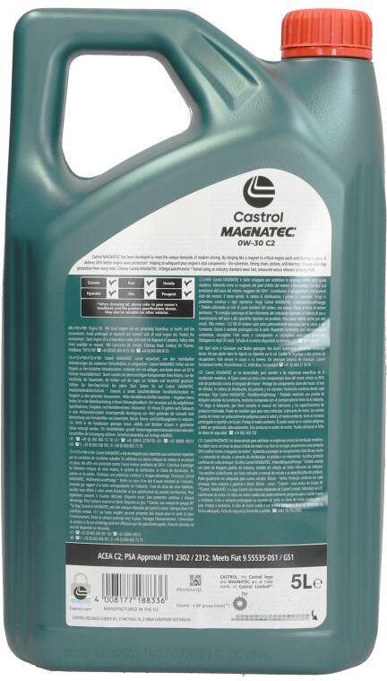 Moottoriöljy Castrol 15f6bd Magnatec 0w30 5l