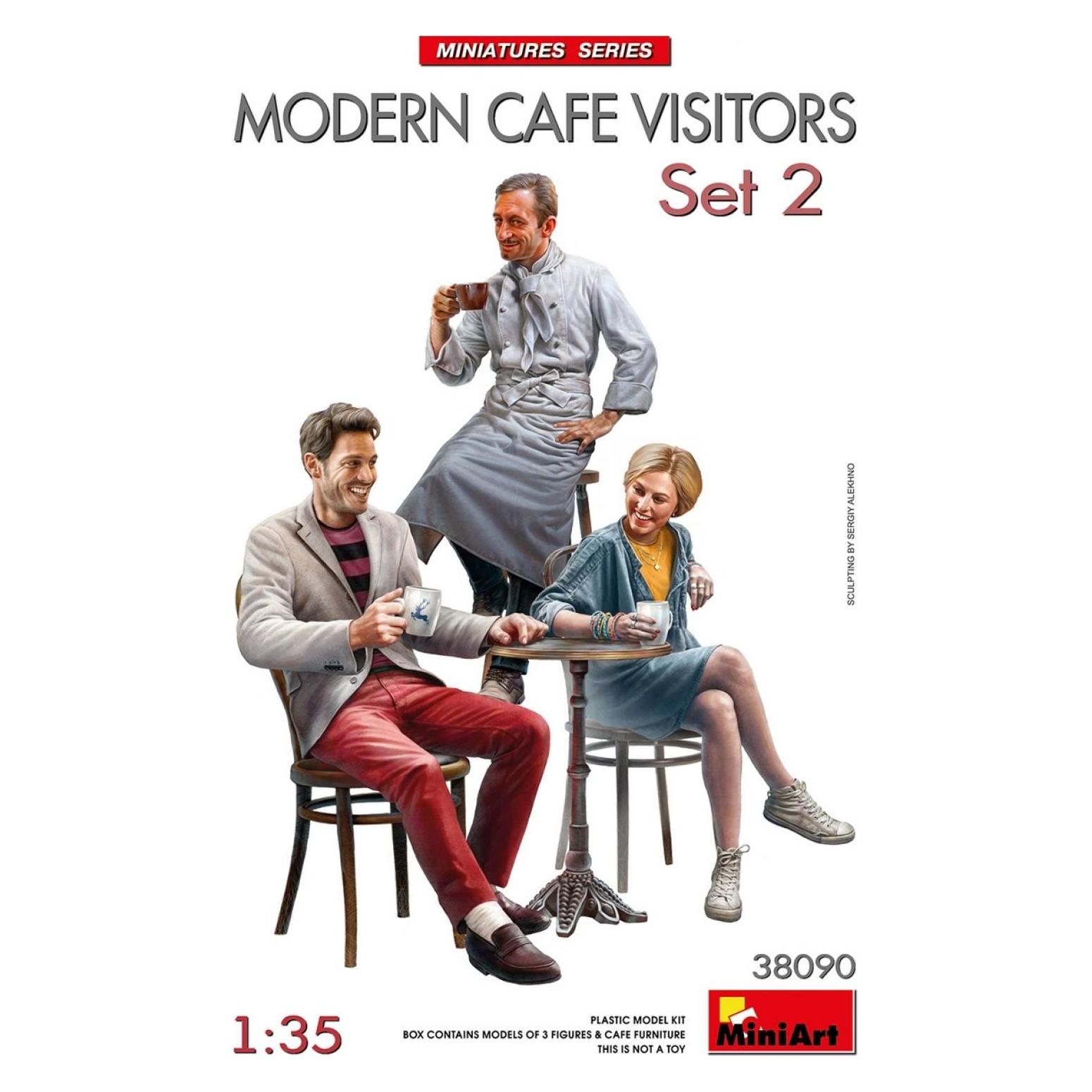 Other 1:35 Kellner und Café Besucher - Set 2 (550038090)