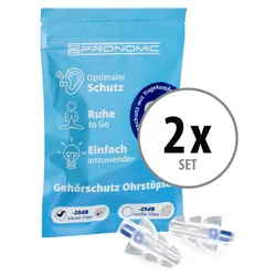 Pronomic E20 Gehörschutz Ohrstöpsel 20dB 2x Set