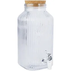 Getränkespender RAYA (LBH 19,50x14x28,50 cm) - transparent - LBH 19,50x14x28,50 cm