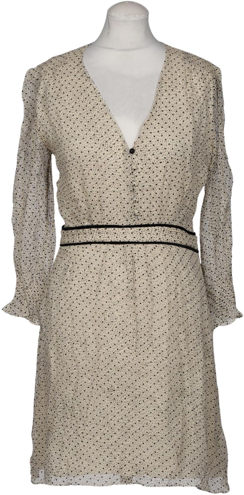 ba&sh Damen Kleid, Beige, Gr. M, Seide / Viskose / Synthetik - Second Hand