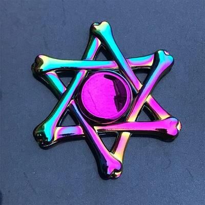 Uplifted Finds Metal Rainbow Gradient Fidget Spinner With Silent Bearing 26