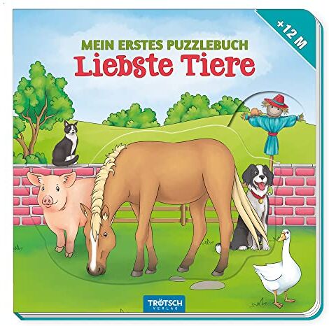 Trötsch Verlag GmbH & Co. KG - Trötsch Pappenbuch Mein erstes Puzzlebuch Liebste Tiere: Beschäftigungsbuch Spielbuch Puzzlebuch - Preis vom 17.10.2026 19:25:27 h