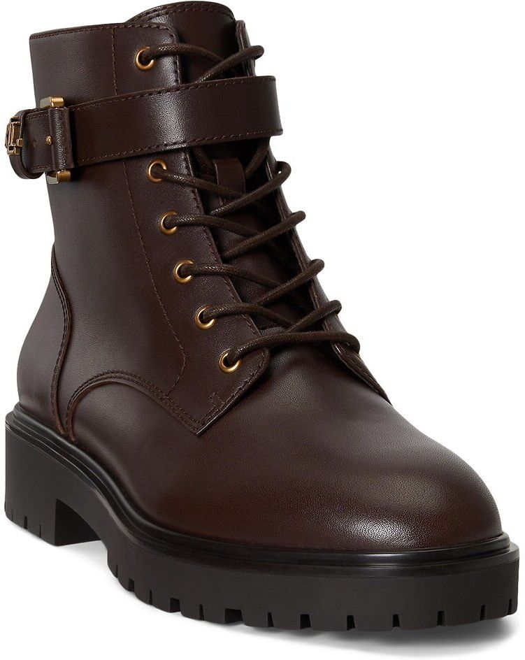 LAUREN RALPH LAUREN Bottines à lacets en cuir, ALLYSON