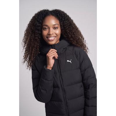 Winterjacke PUMA "MONO HOODED JACKET" Gr. XS, puma schwarz, Jacken, Damen, XS, Obermaterial: 100% Polyester, unifarben, Winterjacke, mit kuscheliger Kapuze, wasserabweisend