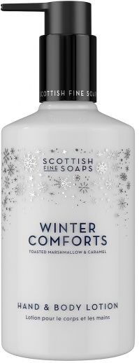 Scottish Fine Soaps Winter Comforts lait hydratant mains et corps parfums Toasted Marshmallow & Caramel 300 ml