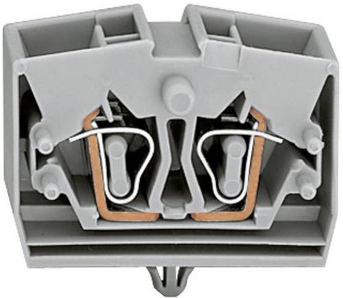 WAGO 264-341 Einzelklemme 10mm Zugfeder Belegung: L Grau