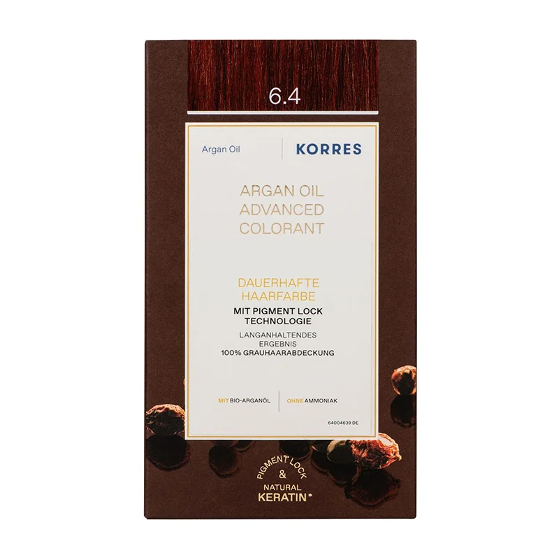 KORRES Argan Oil copper dark blonde, dunkelblond Kupfer 6.4, 1 St. 21013356